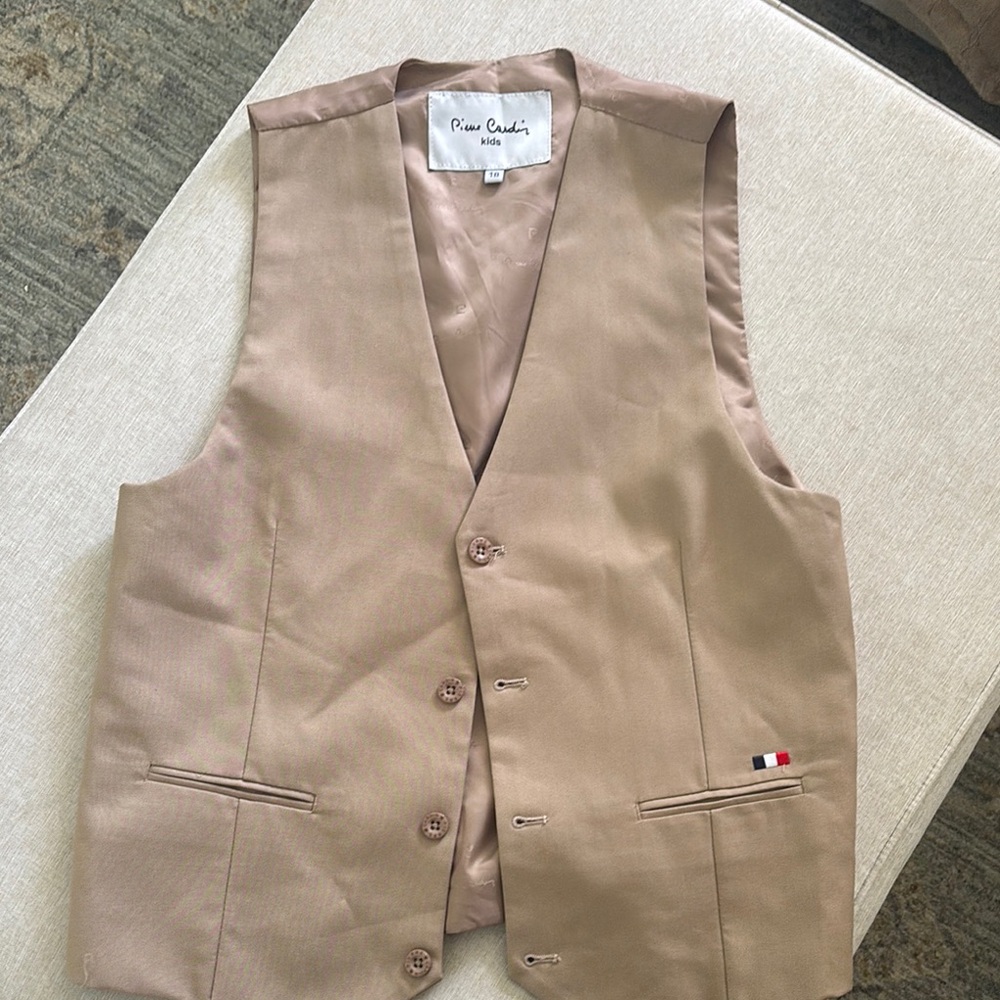 Pierre Cardin Kids Beige Vest
